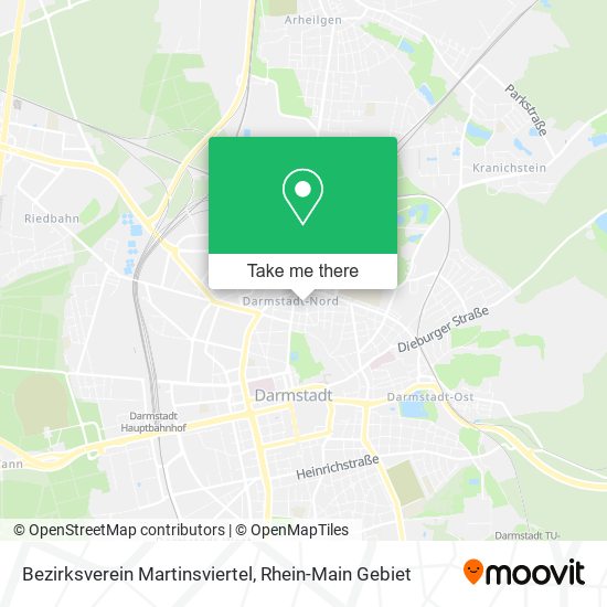 Bezirksverein Martinsviertel map