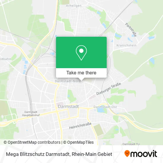 Карта Mega Blitzschutz Darmstadt
