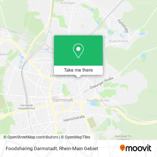Карта Foodsharing Darmstadt