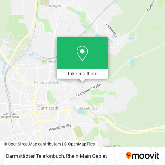 Карта Darmstädter Telefonbuch