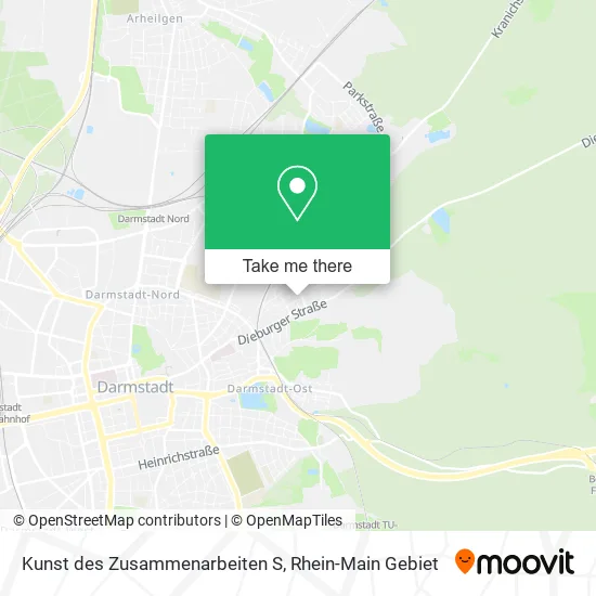Карта Kunst des Zusammenarbeiten S