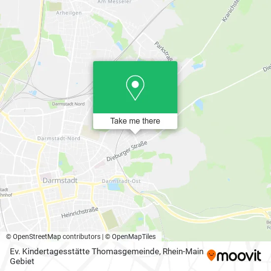 Карта Ev. Kindertagesstätte Thomasgemeinde