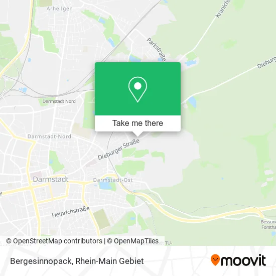 Карта Bergesinnopack