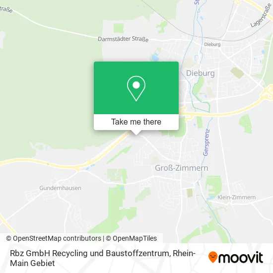 Карта Rbz GmbH Recycling und Baustoffzentrum