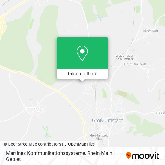 Martinez Kommunikationssysteme map