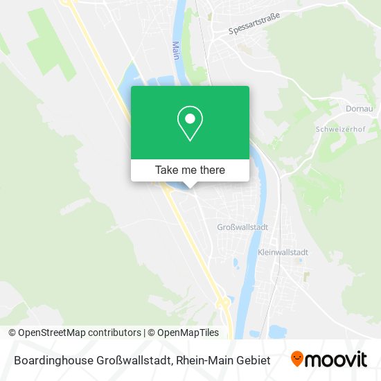 Карта Boardinghouse Großwallstadt