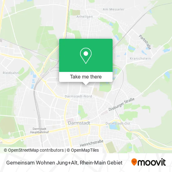 Карта Gemeinsam Wohnen Jung+Alt