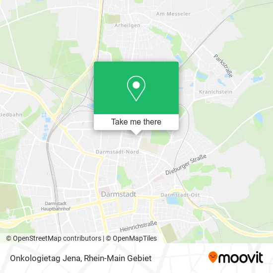 Карта Onkologietag Jena