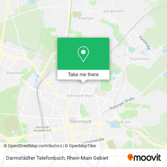 Карта Darmstädter Telefonbuch