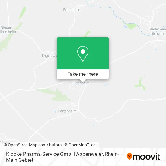 Карта Klocke Pharma-Service GmbH Appenweier