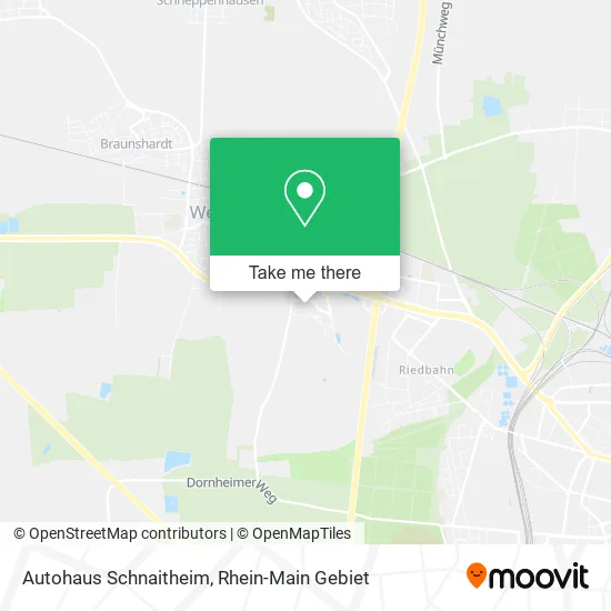 Карта Autohaus Schnaitheim