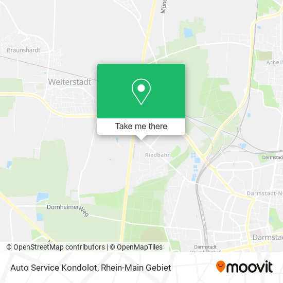 Карта Auto Service Kondolot