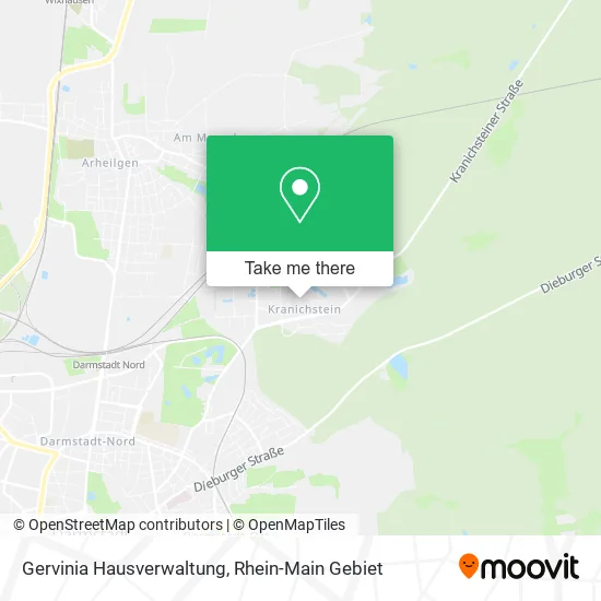 Карта Gervinia Hausverwaltung