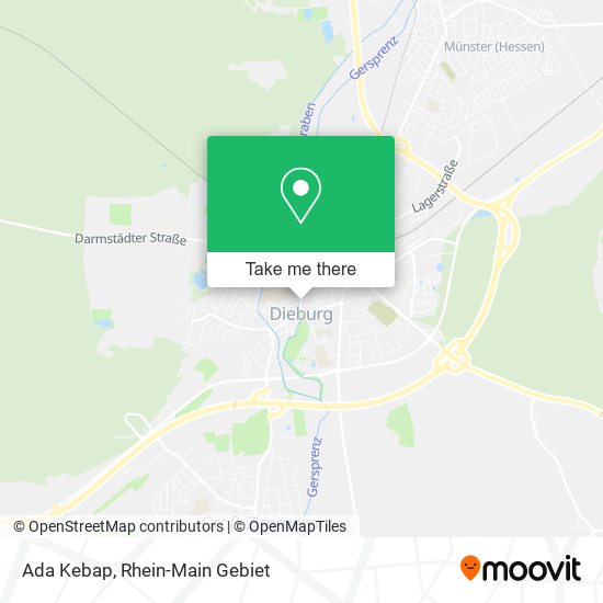 Ada Kebap map