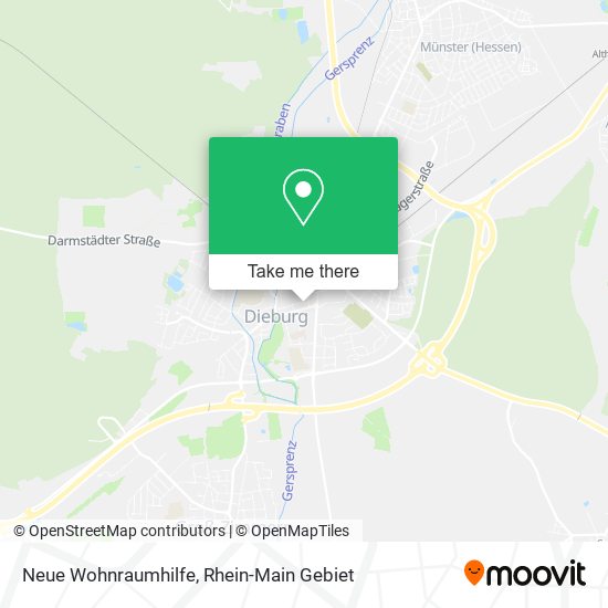 Карта Neue Wohnraumhilfe