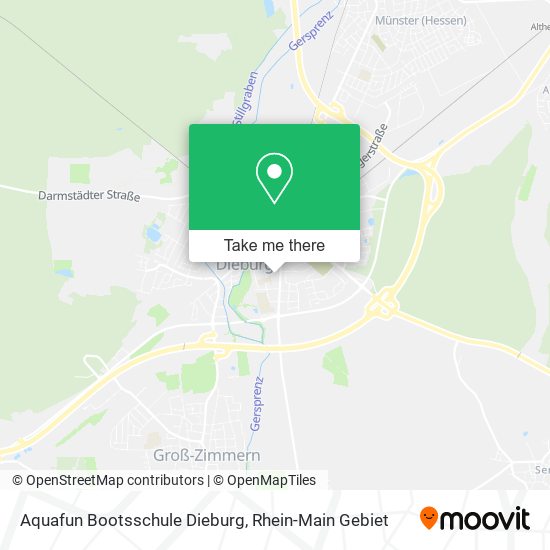 Aquafun Bootsschule Dieburg map