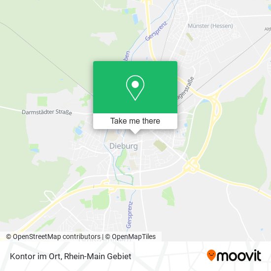 Карта Kontor im Ort