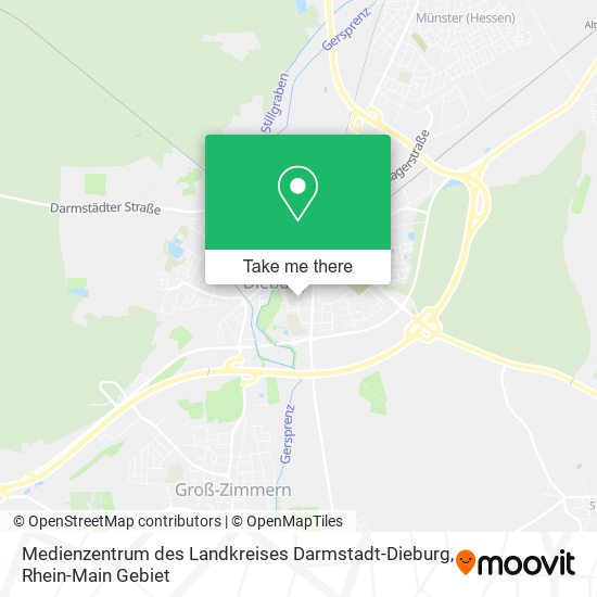 Medienzentrum des Landkreises Darmstadt-Dieburg map