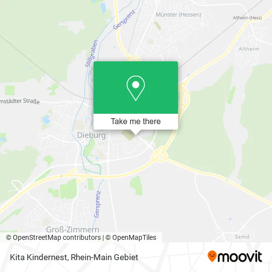 Карта Kita Kindernest