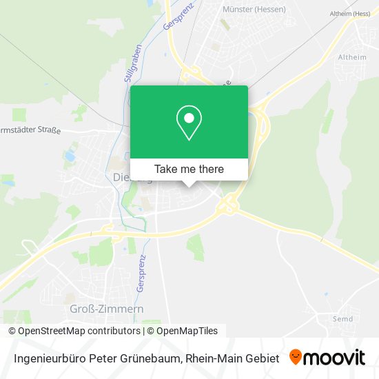 Ingenieurbüro Peter Grünebaum map