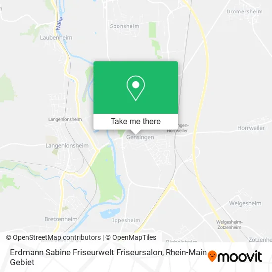 Карта Erdmann Sabine Friseurwelt Friseursalon