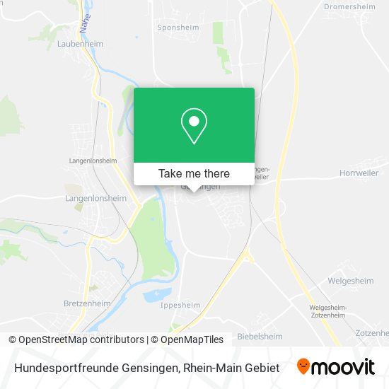 Hundesportfreunde Gensingen map
