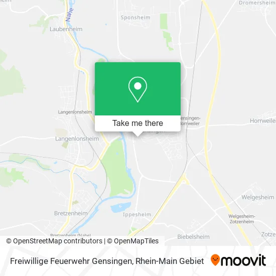 Карта Freiwillige Feuerwehr Gensingen