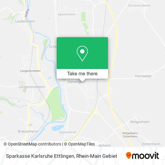 Sparkasse Karlsruhe Ettlingen map