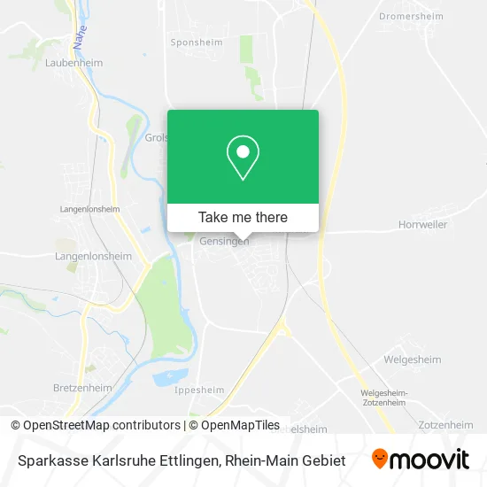 Карта Sparkasse Karlsruhe Ettlingen