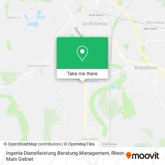 Карта Ingenia Dienstleistung Beratung Management