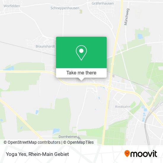 Yoga Yes map