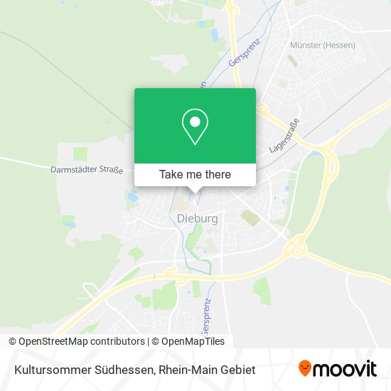 Kultursommer Südhessen map