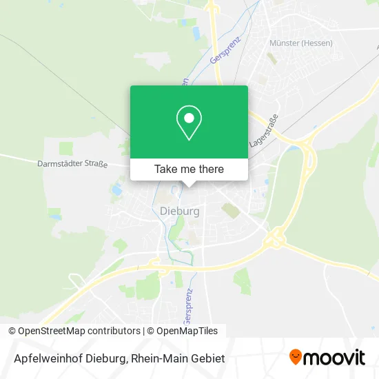 Карта Apfelweinhof Dieburg