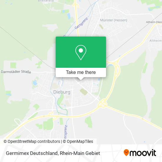 Карта Germimex Deutschland