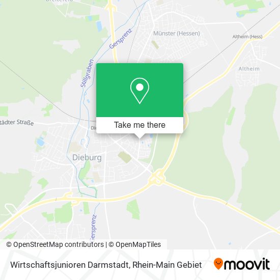 Wirtschaftsjunioren Darmstadt map