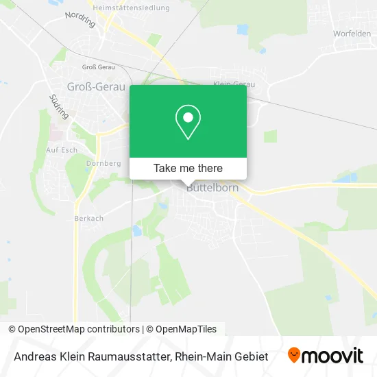 Карта Andreas Klein Raumausstatter