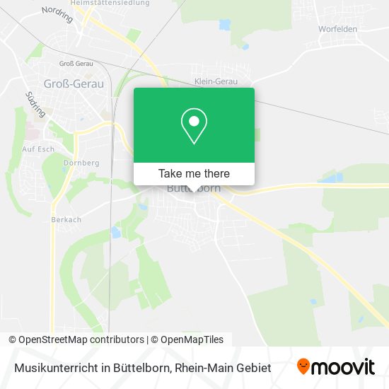 Musikunterricht in Büttelborn map