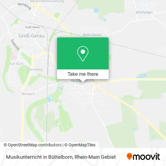 Musikunterricht in Büttelborn map