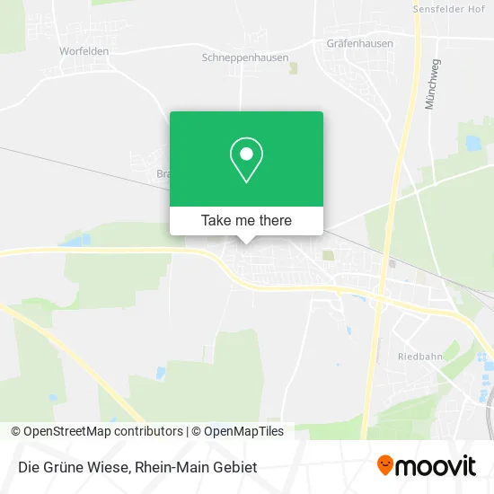 Карта Die Grüne Wiese