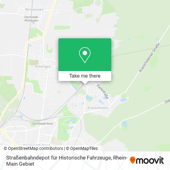 Straßenbahndepot für Historische Fahrzeuge map
