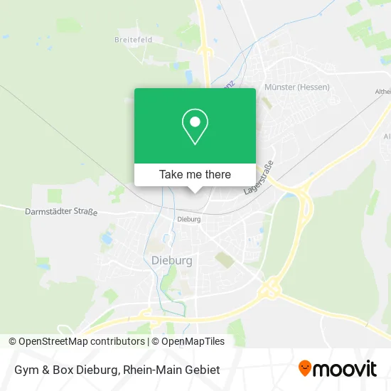 Карта Gym & Box Dieburg