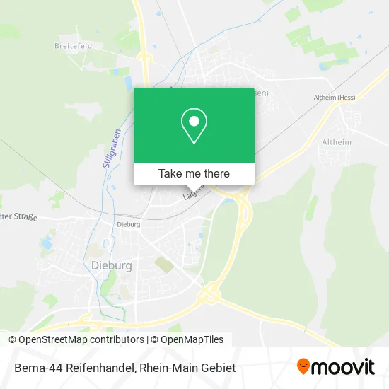 Карта Bema-44 Reifenhandel
