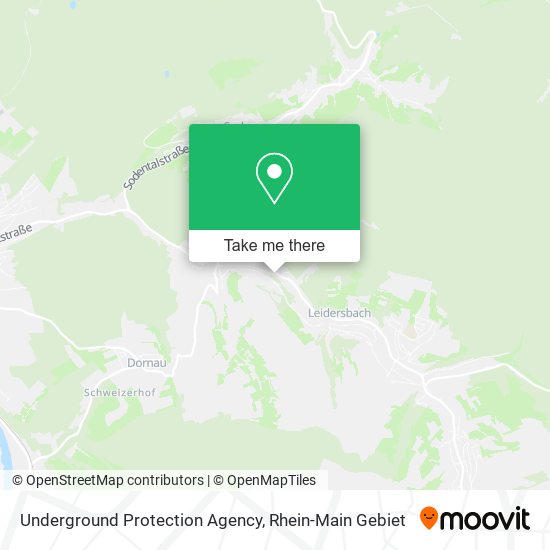 Underground Protection Agency map
