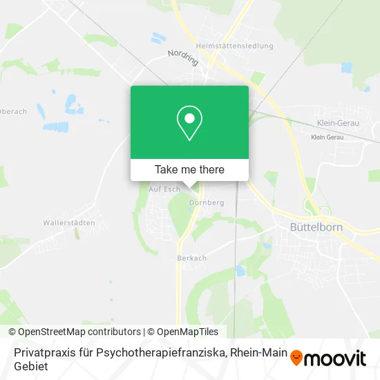 Карта Privatpraxis für Psychotherapiefranziska