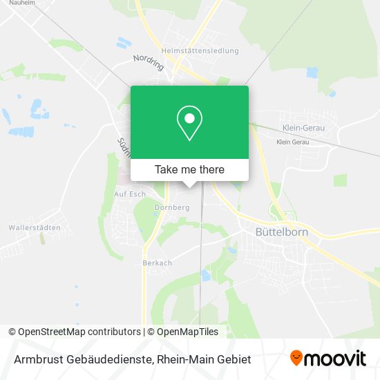 Armbrust Gebäudedienste map