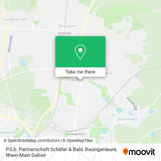 P.S.b. Partnerschaft Schäfer & Bald, Bauingenieure map