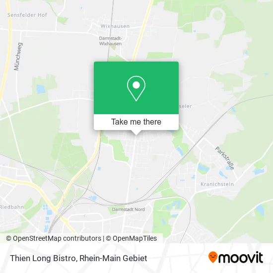Карта Thien Long Bistro