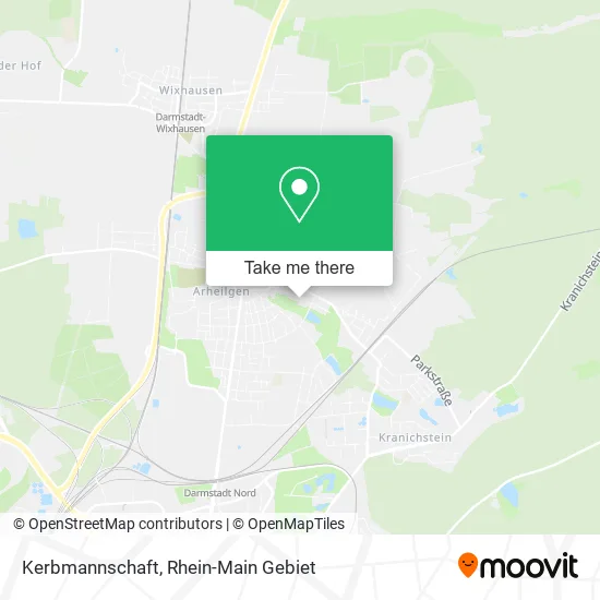 Карта Kerbmannschaft