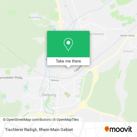 Карта Tischlerei Radigk