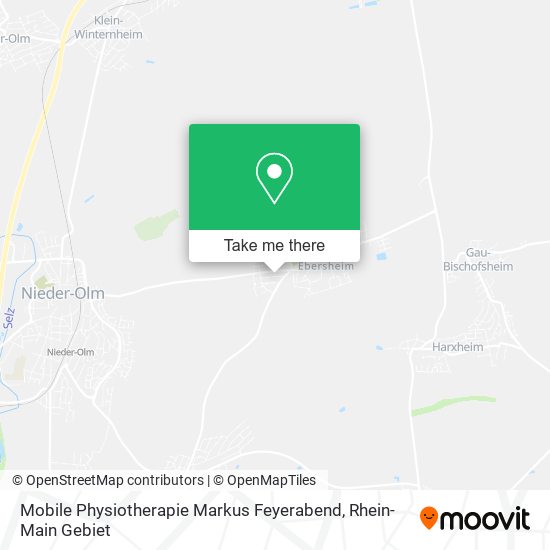 Mobile Physiotherapie Markus Feyerabend map
